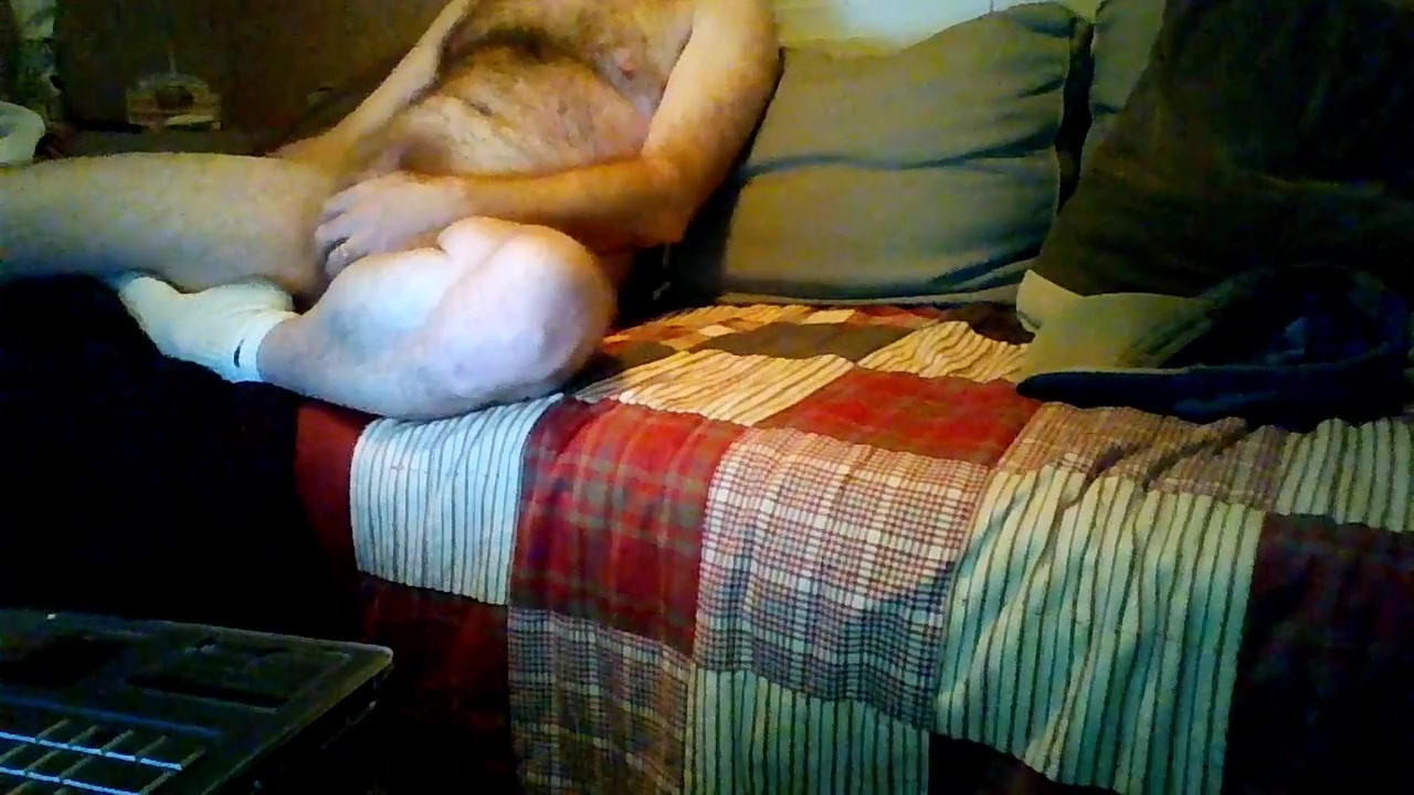 Hairy Step daddy Bear And Boy Enjoy Hot Cock Sucking, Face Sitting, Nipple Play And Some Piggy Underwear Sniffing On Webcam