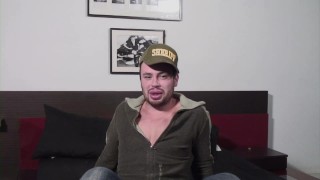 Curious white guy gets a taste of big black dick
