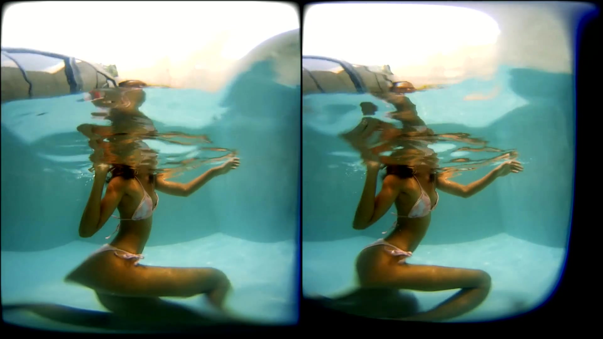 Compilation - 2 Bikini Girls Underwater - VRpussyVision