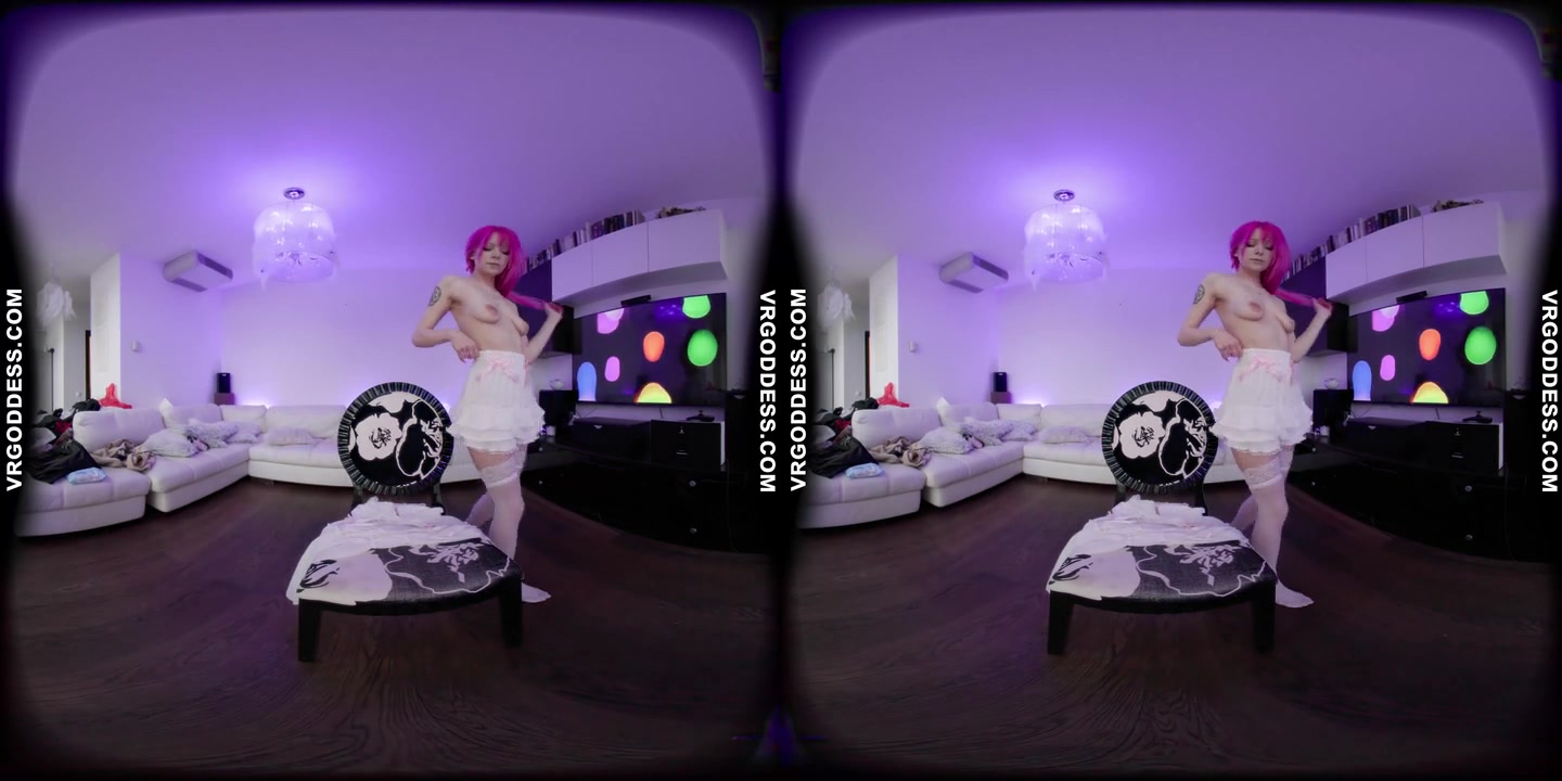 Lily Angelic Striptease Dancing While Touching And Fingering Her Tight Pussy
