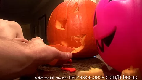 Halloween Naked Cooking In The Kitchen