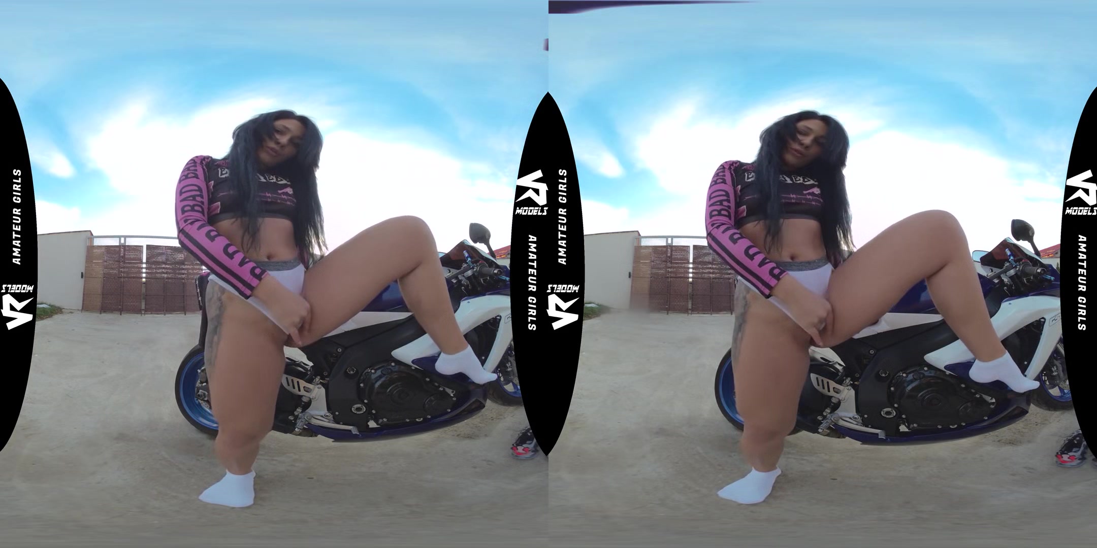 Squirt All Over My Bike - Amateur Solo Masturbation
