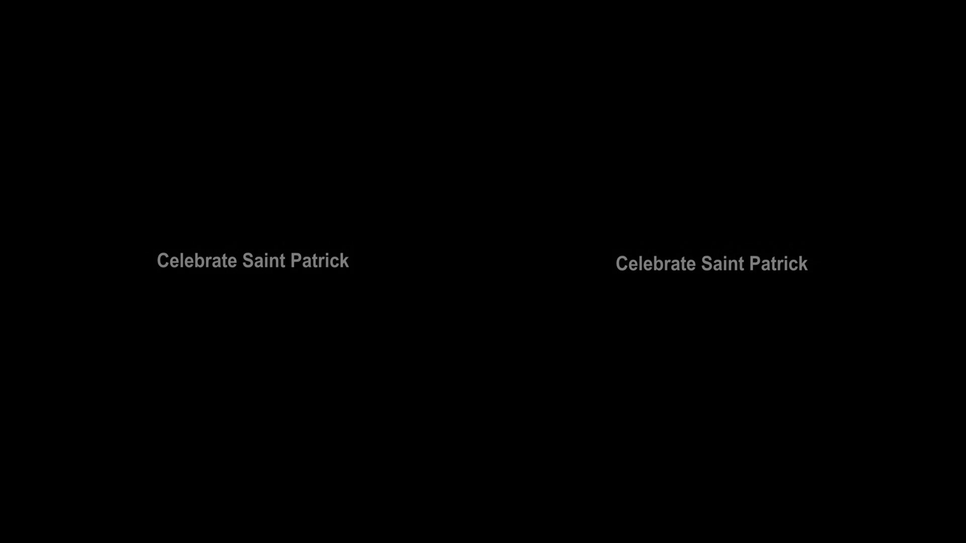 Saint Patrick's teasing
