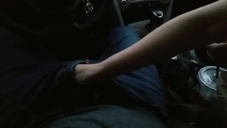 Teen girl sucking daddy's cock