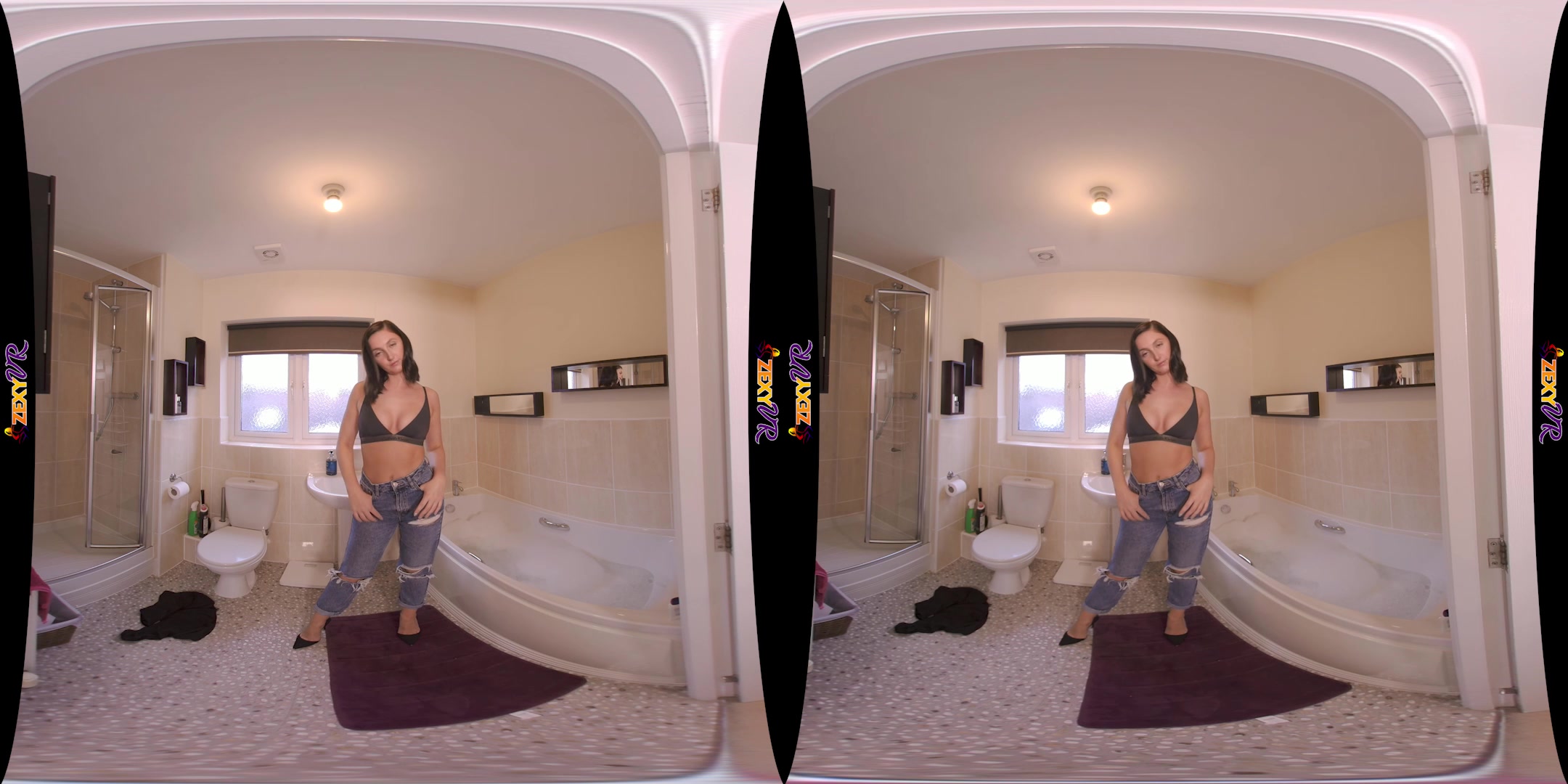 Strip & Soak featuring Mia J - ZexyVR