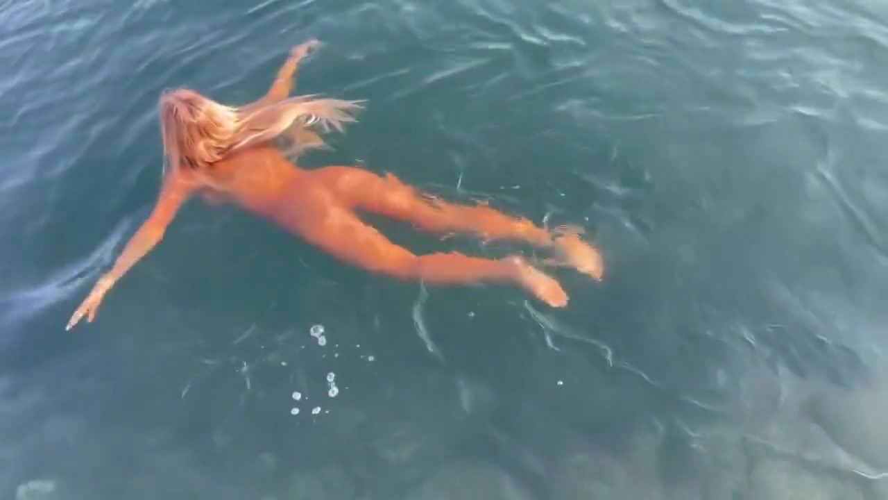 Monika Fox - Morning Swimming Naked In The Bay
