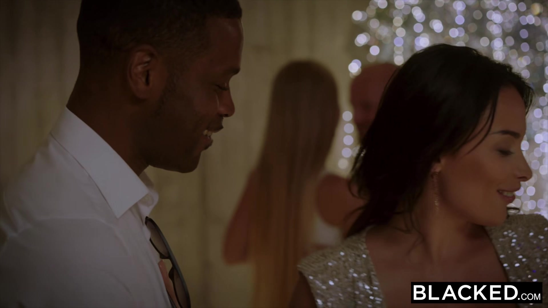 BLACKED Hot French girl gets DPed by two huge BBCs at party