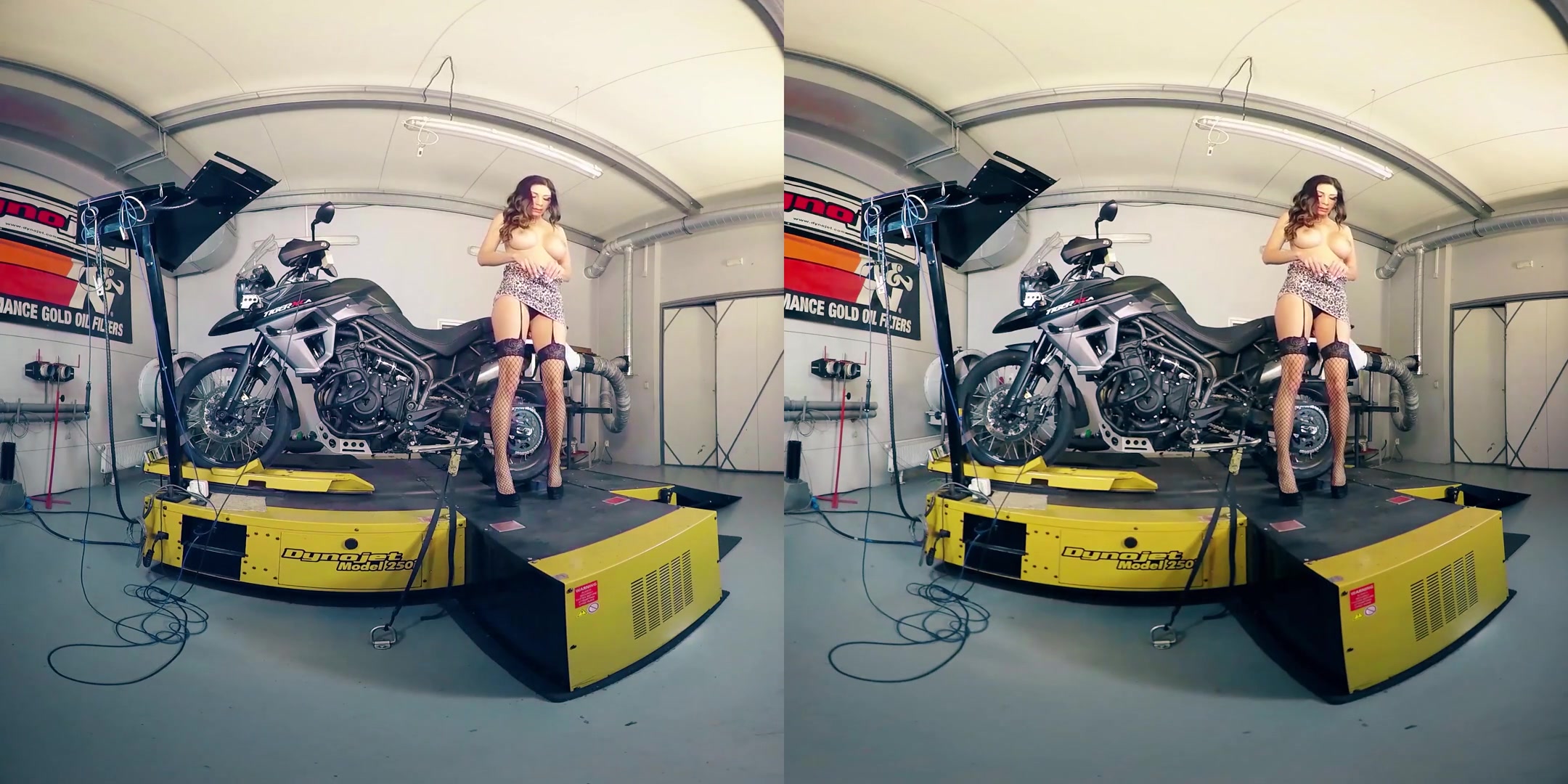 Rachel Evans in Rachel Evans Naked on her Motorcycle - BravoModelsMedia