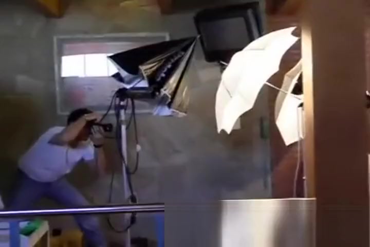 Sex with a blonde tranny - behind the scenes