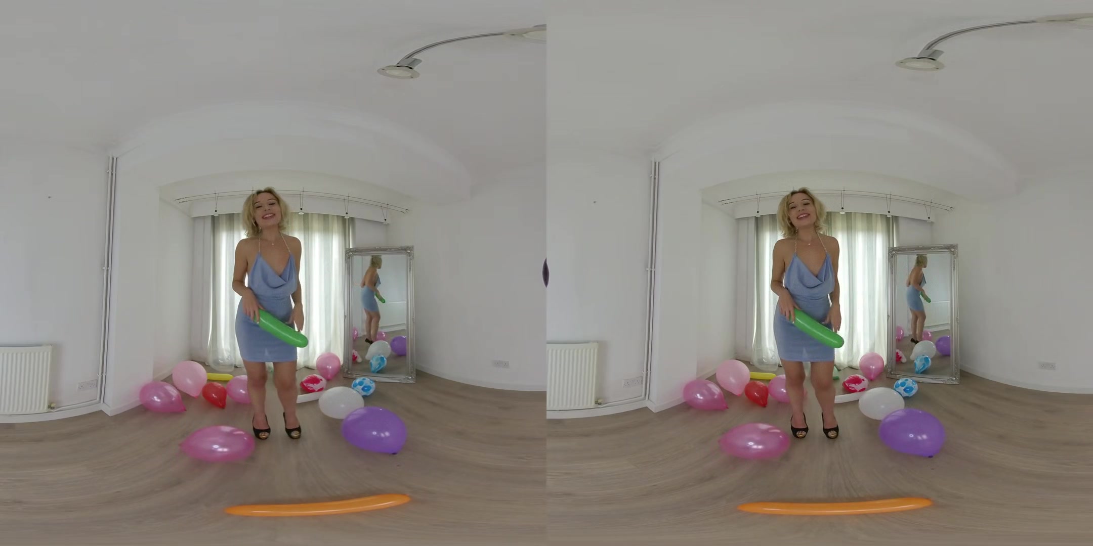 Balloon Popping with B2P - Hot Amateur Blonde Epiphany Jones