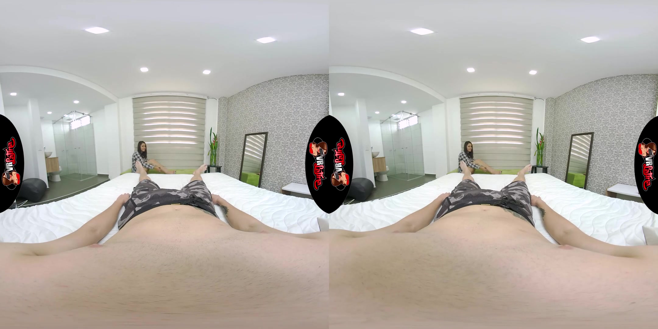 Laying With Lia - Latina teen 18+ Coed Blowjob and Footjob and Fucking