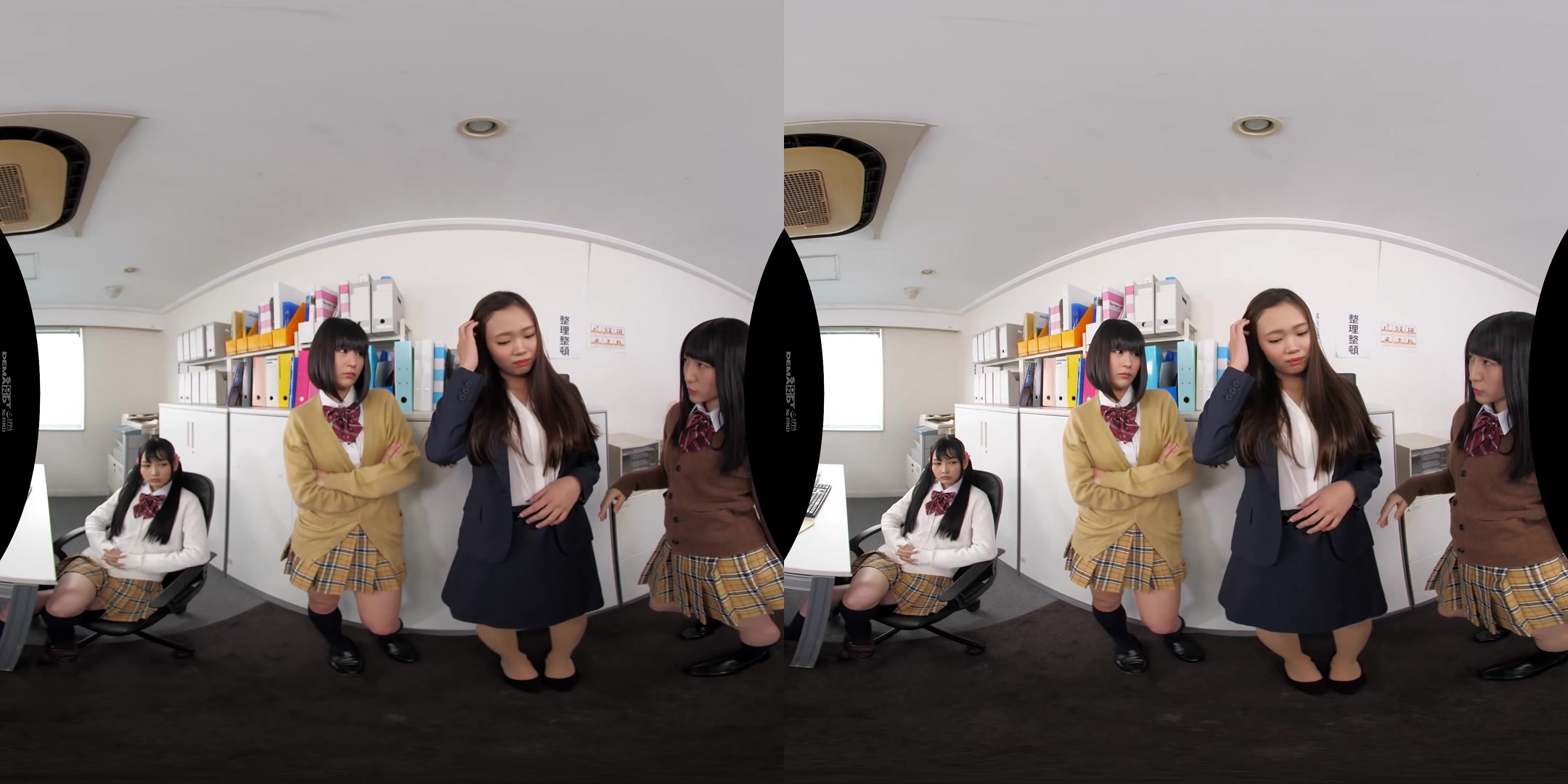 For True Masochists: The Roles are Reversed and 4 Slutty schoolgirls 18+ Gang up and Fuck You - SodCreate