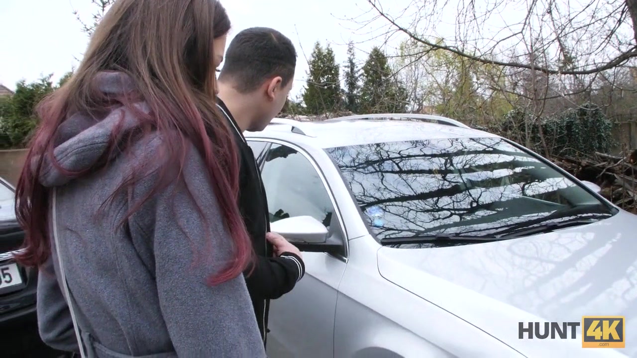 HUNT4K. Redhead wants new car and is ready to suck and fuck for it