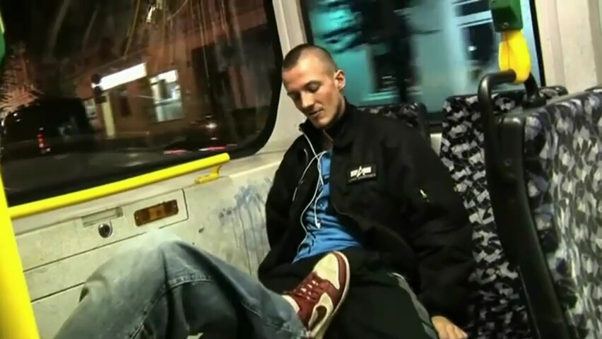 boyz having indecent pleasure in german tram