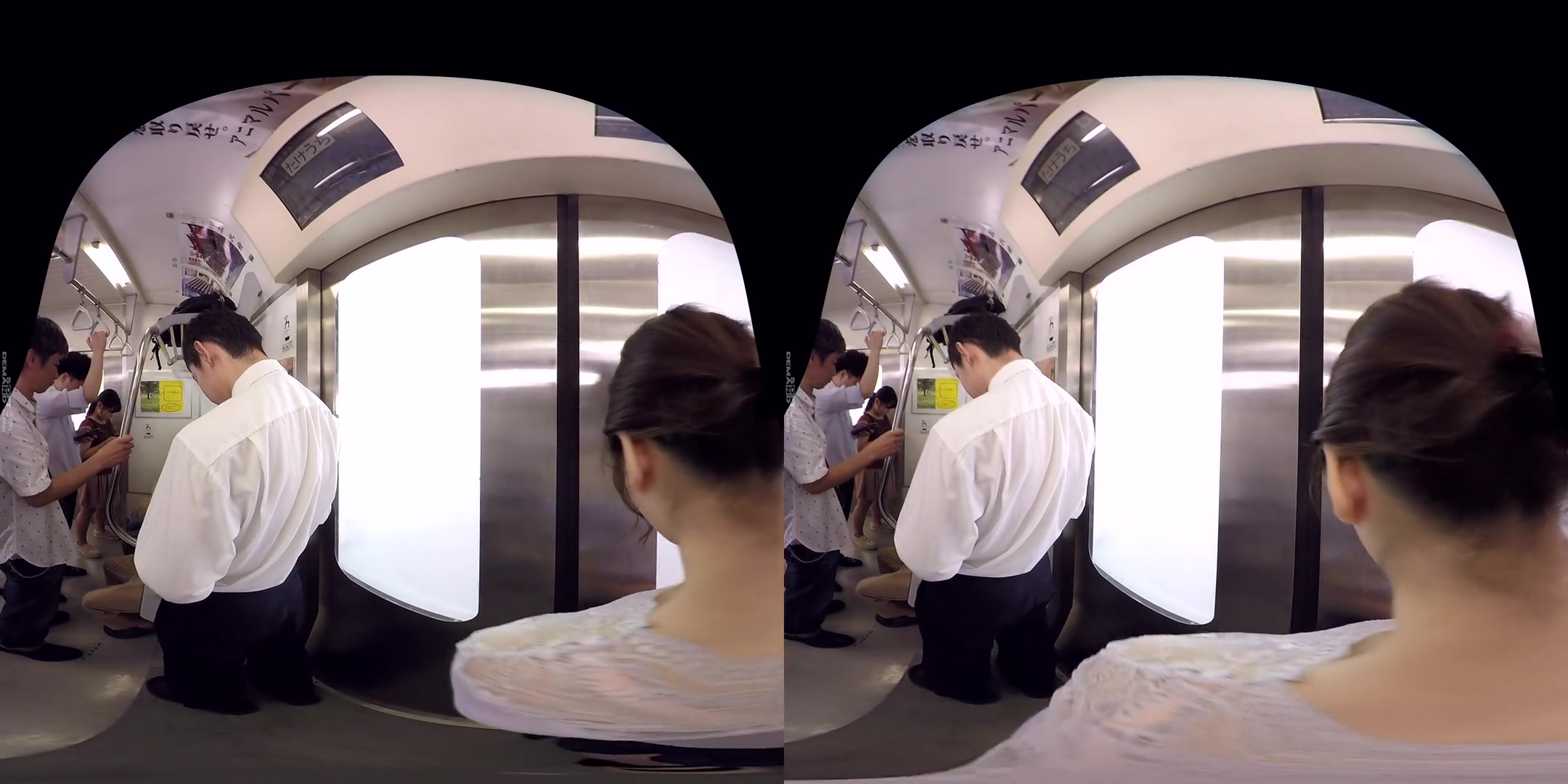 Super-Realistic Train - Asian teen 18+ Public Sex Blowjob