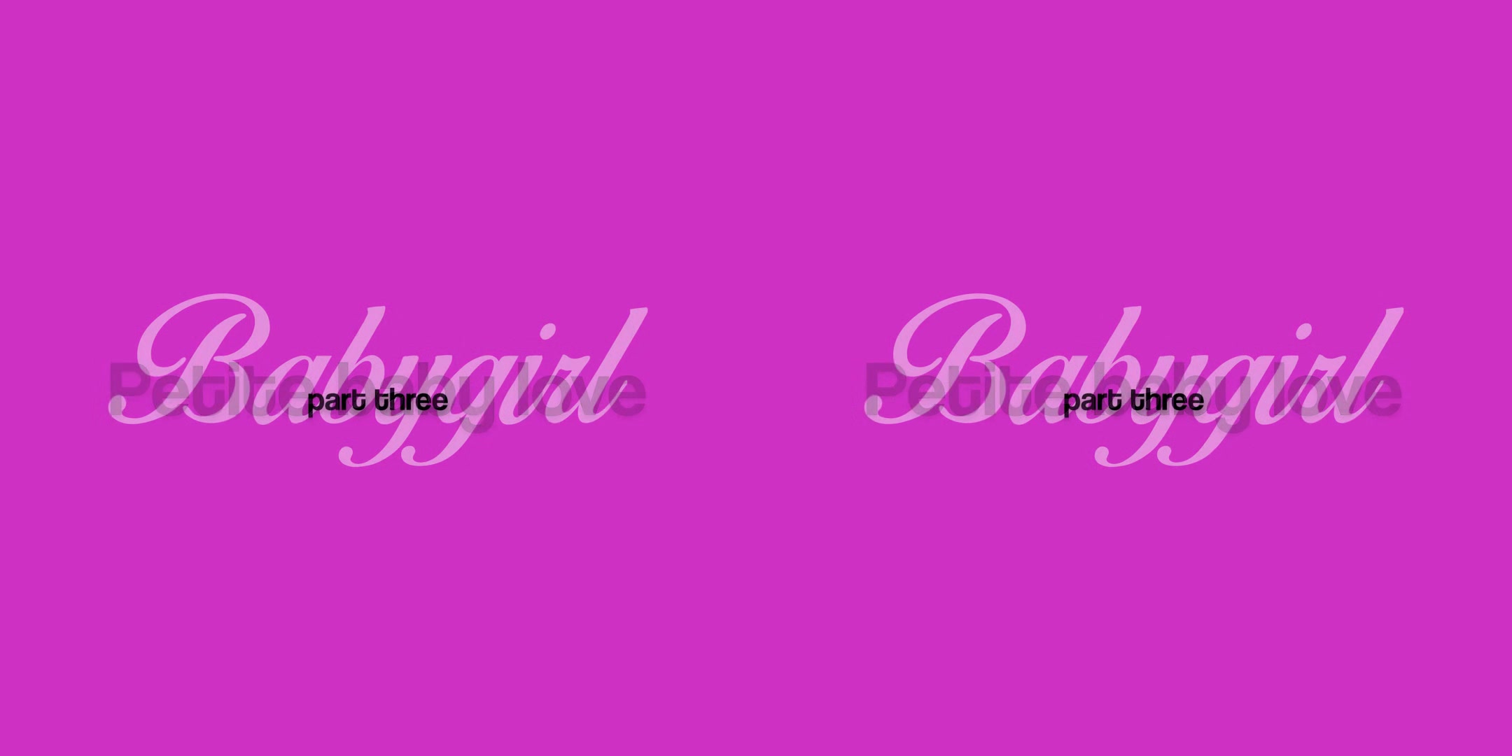 Petite Baby Love Iii