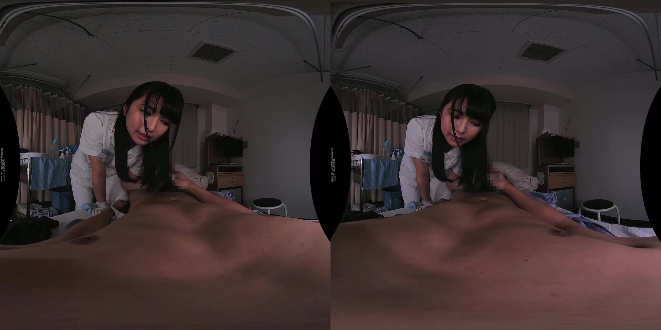 The Nurse in White Caught You Masturbating; Japanese Nurse Fetish POV