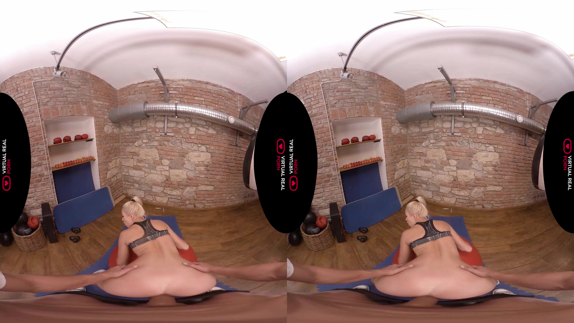 Alone in the gym - VirtualRealPorn