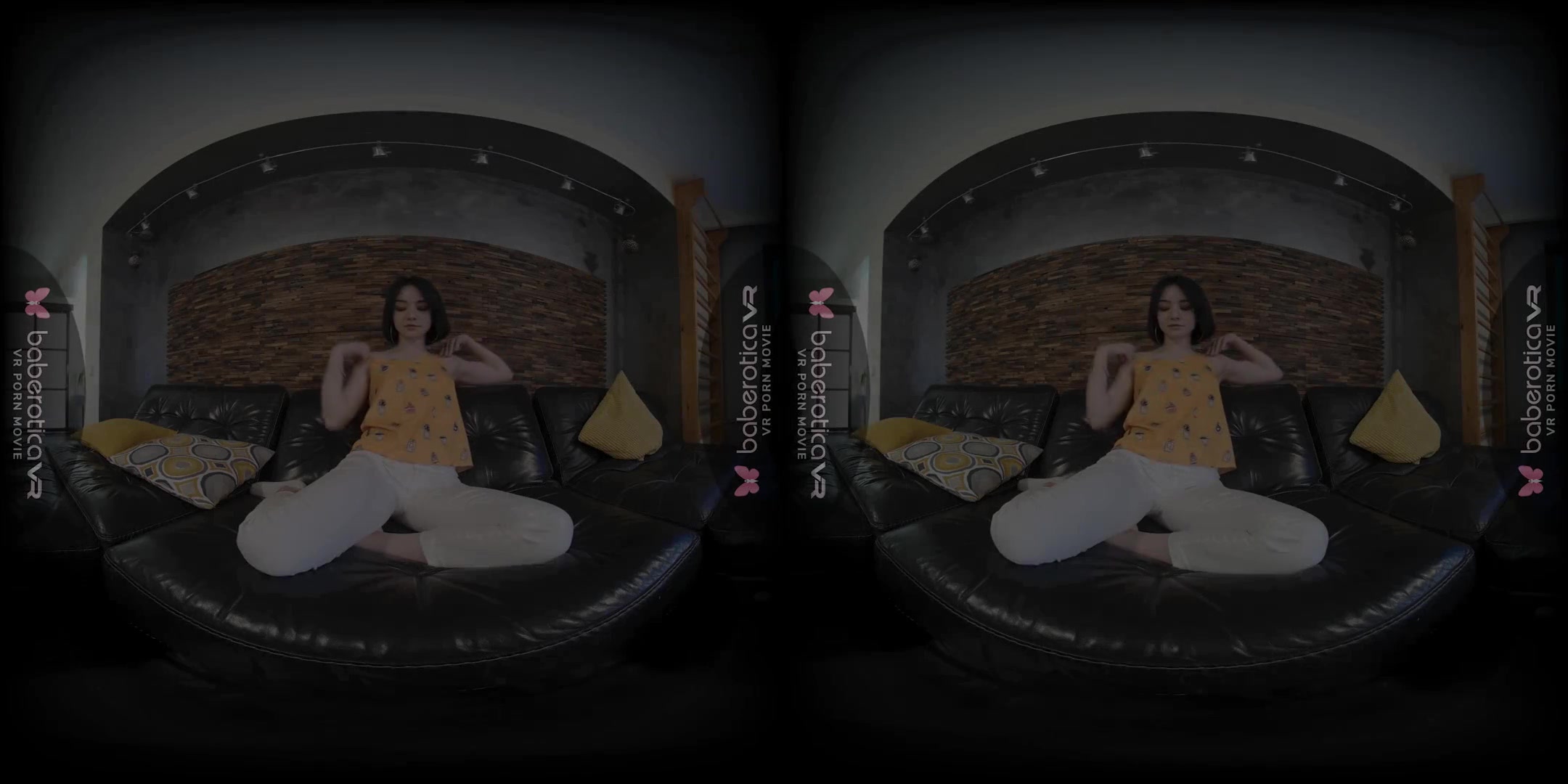 Intimate With Her New Toy - Amateur Brunette Solo Stripping and Masturbation