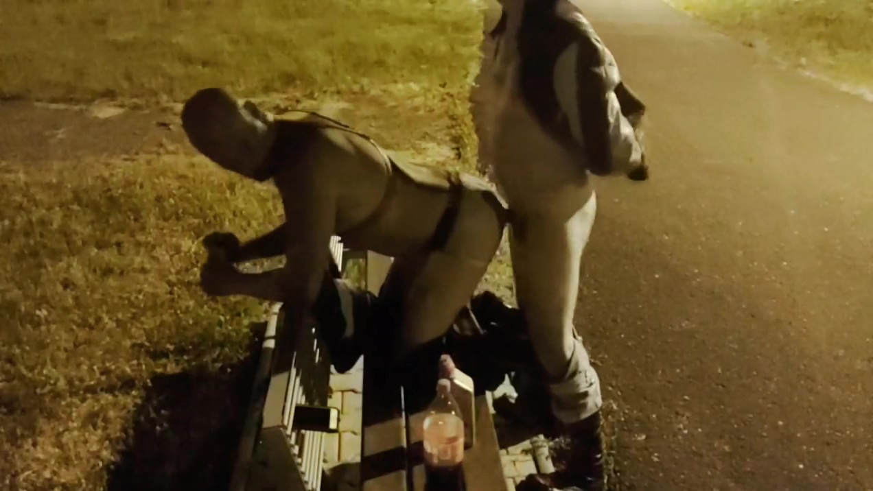 Sex On A Bench At A Parking Lot