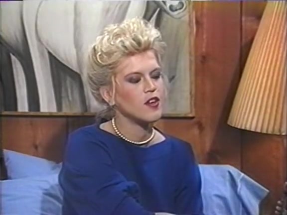 Amber Lynn, Tracey Adams, Herschel Savage in vintage sex scene