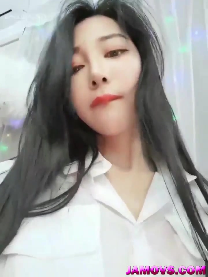 Beautiful Asian Babe Playing On Camera