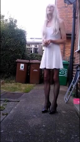 Michaela coming outdoors