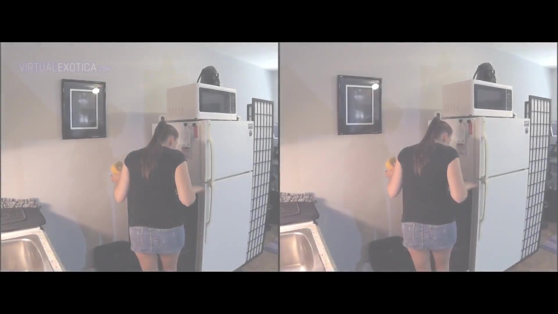 Invisible Spying on PAWG Melanie Hicks Cleaning House - SexLikeReal