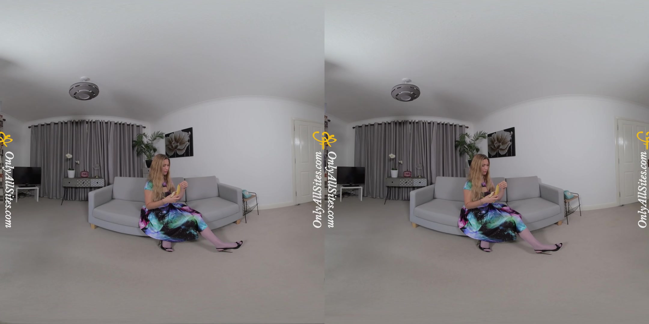 Blonde British Babe Gets Naked - OnlyTease