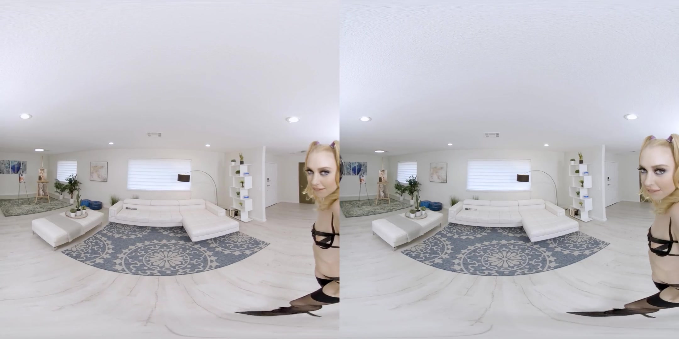 Naughty Candy - Amateur Blonde in Pigtails Masturbating