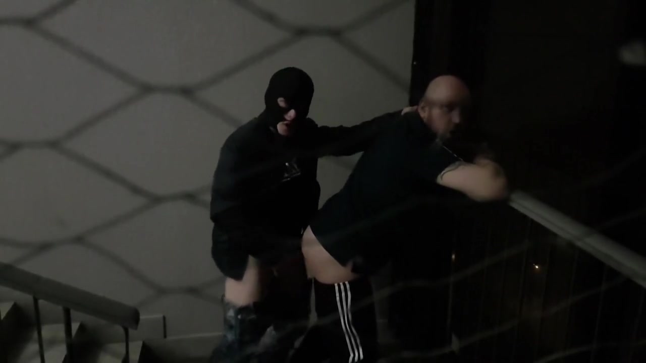 Extreme Public Sex - Skinhead Fucked Me Bareback With A Fat Dick In The Entrance