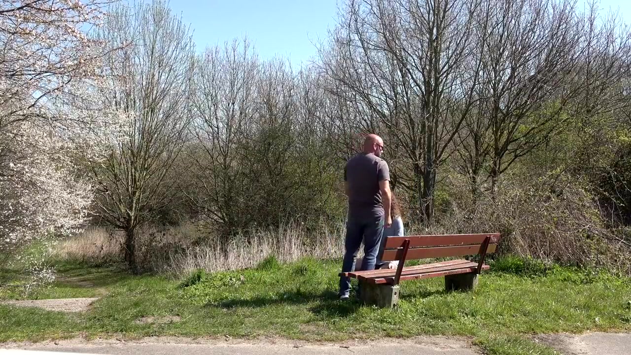 4k - Vom Fremden Mann Outdoor Gebumst Worden