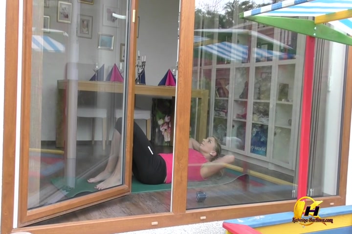 Guys Spy Me When I Do Morning Exercises - KaterinaHartlova