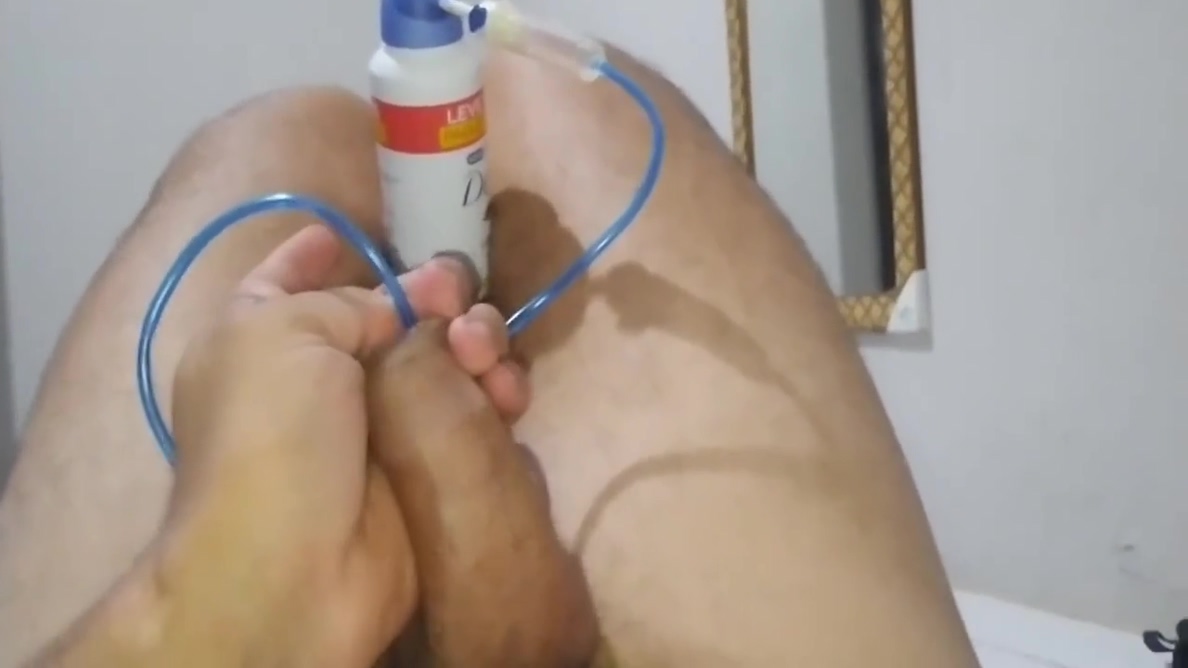The Gas Cylinder Left The Cock Bent And Hard Wanting A Cumshot