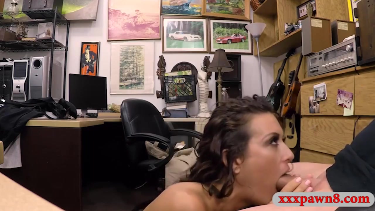Curly Haired Babe Pounded By Pawn Dude At The Pawnshop