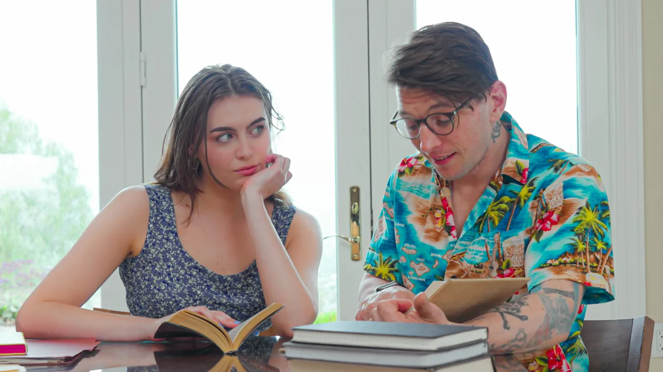 Celtic Iron & Selina Bentz in Suck Session Over Book Session