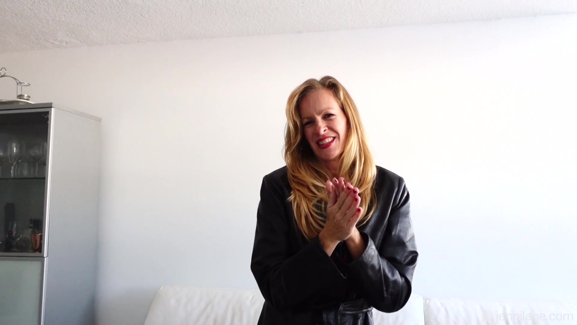 Jennilane Knows About Your Leather Fetish - Sex Movies Featuring Jennilane