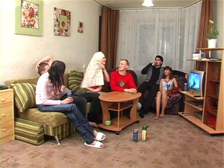 Homemade coed orgy