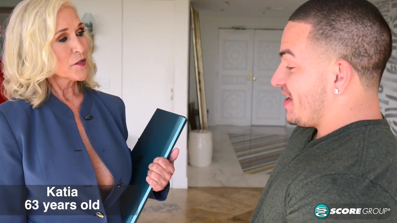 Busty 60Plus realtor Katia fucks 23-year-old client - 60PlusMilfs