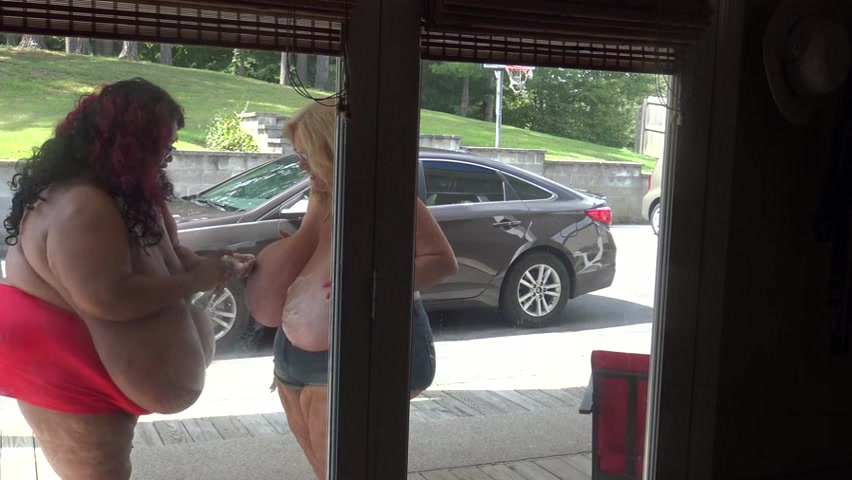 Suzie and Norma Tit Window Wash