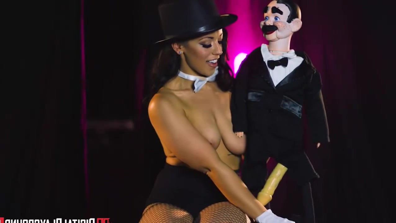 a living doll with a hard huge cock