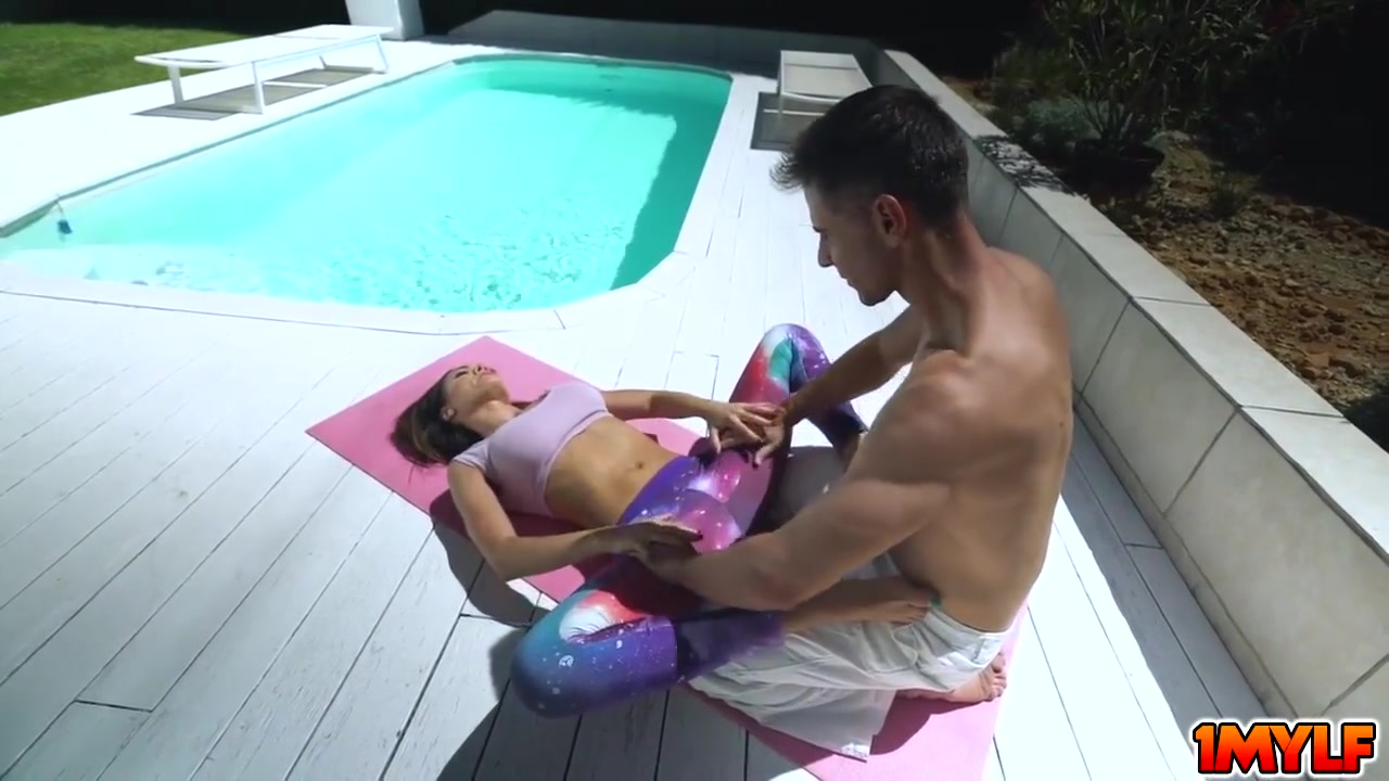 Busty Milf Fucks Her Yoga Instructor And Makes Him Cum