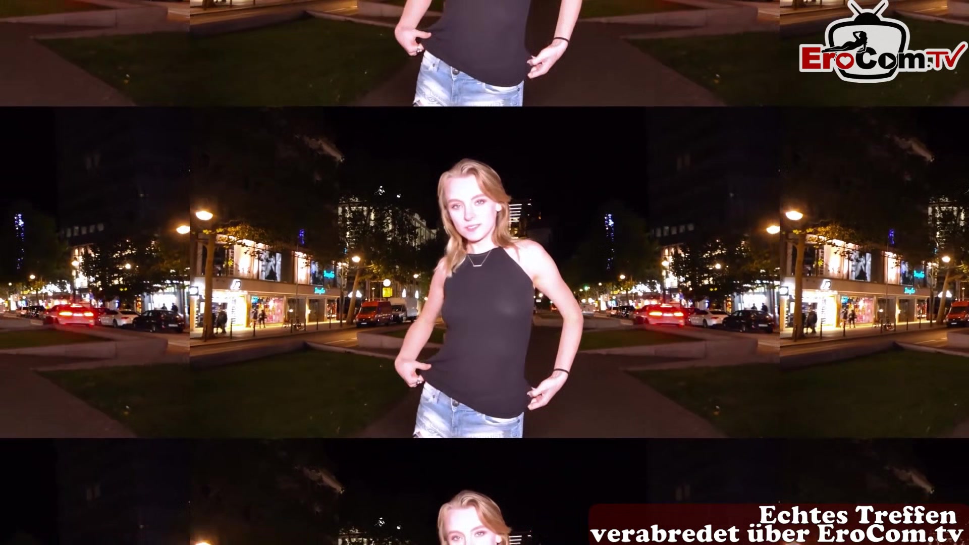Shy 18yo Ukrainian teen 18+ dating in german street and picked up