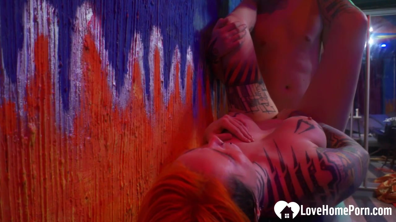 Banging my tattooed sugar with orange hair