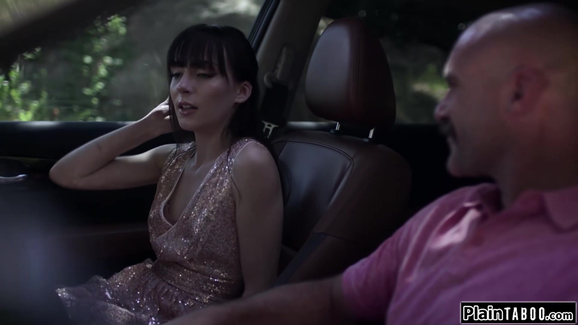 Small tits brunette sucks and analed outdoors by bfs stepdad