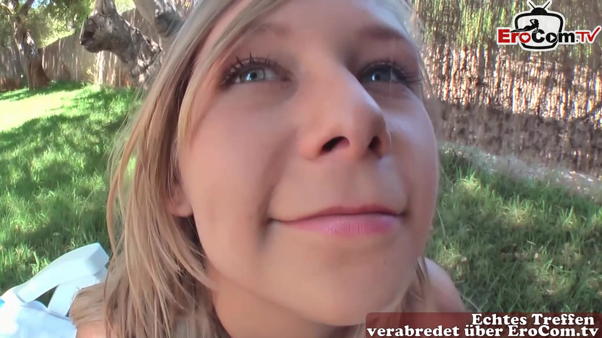 Petite German ***teen 18+ pick up at holiday beach and persuaded for porn