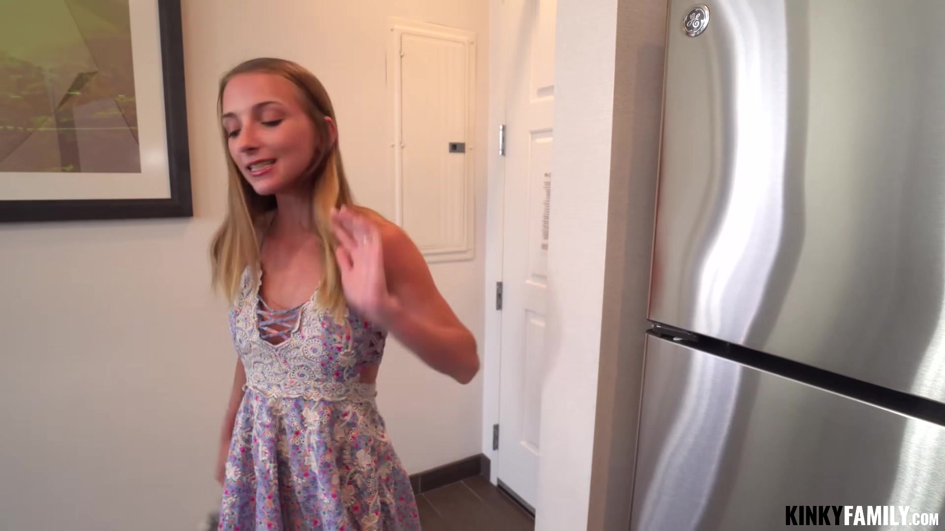 Kinky Family - Macy Meadows - Stepsis learns on my big dick