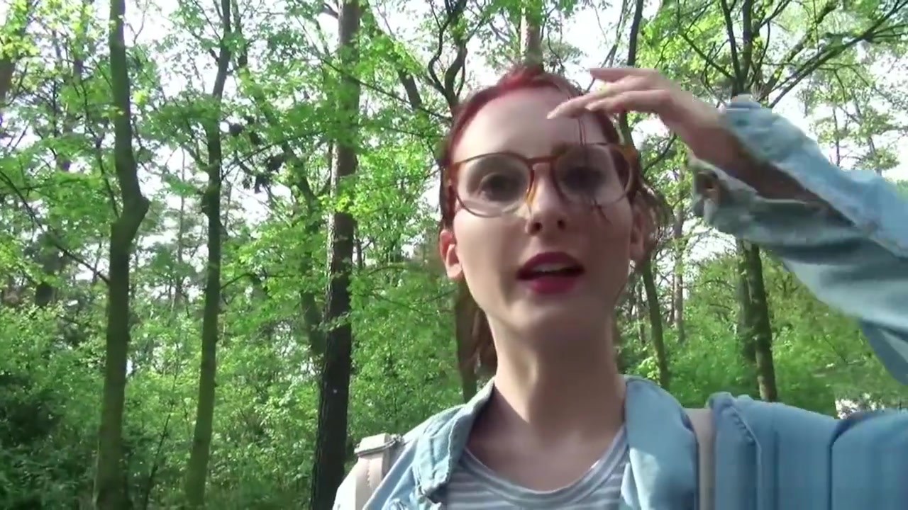 College Redhead teen 18+ Lia In Public Casting