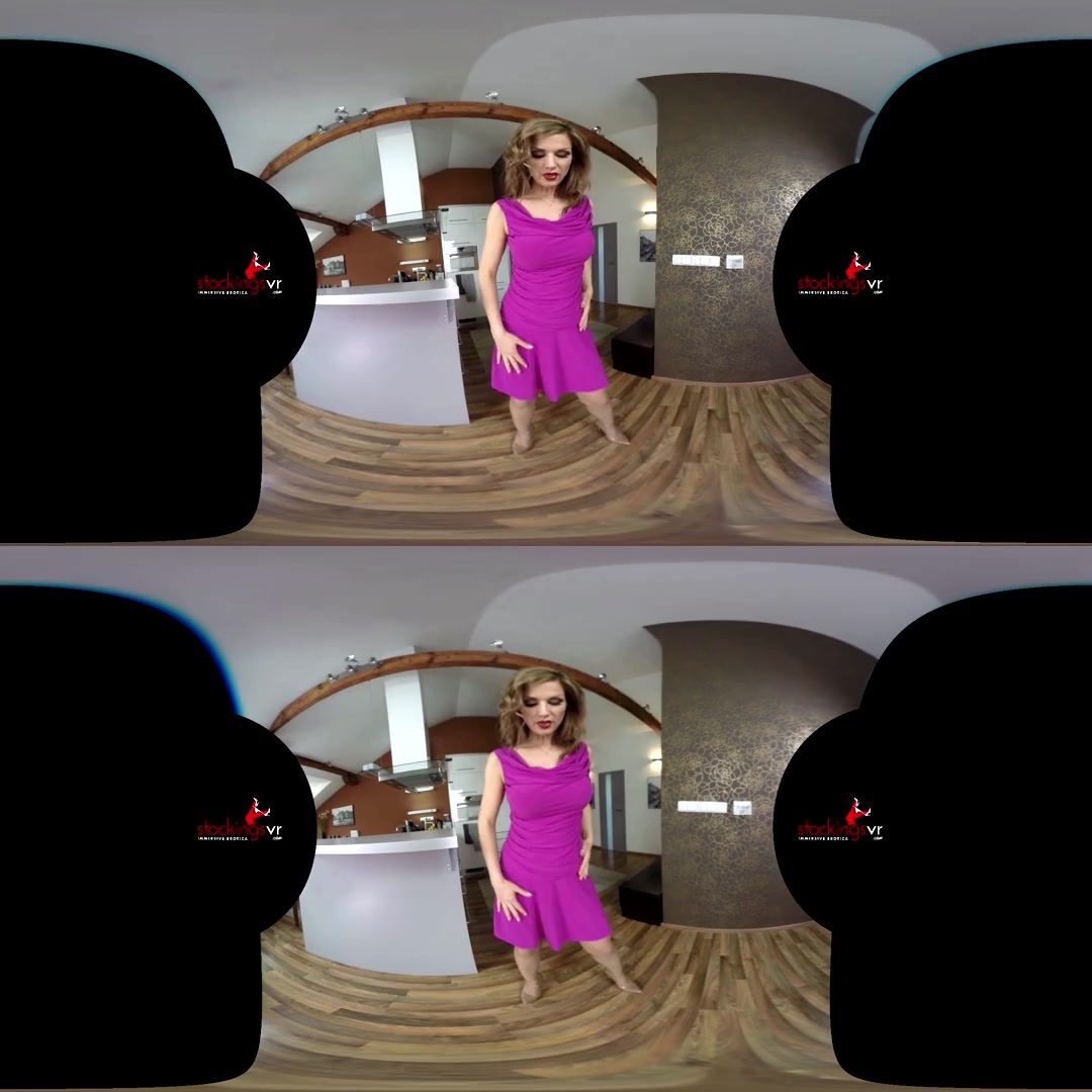 Carol Goldnerova in Dressed To Thrill Carol Gold - StockingsVR