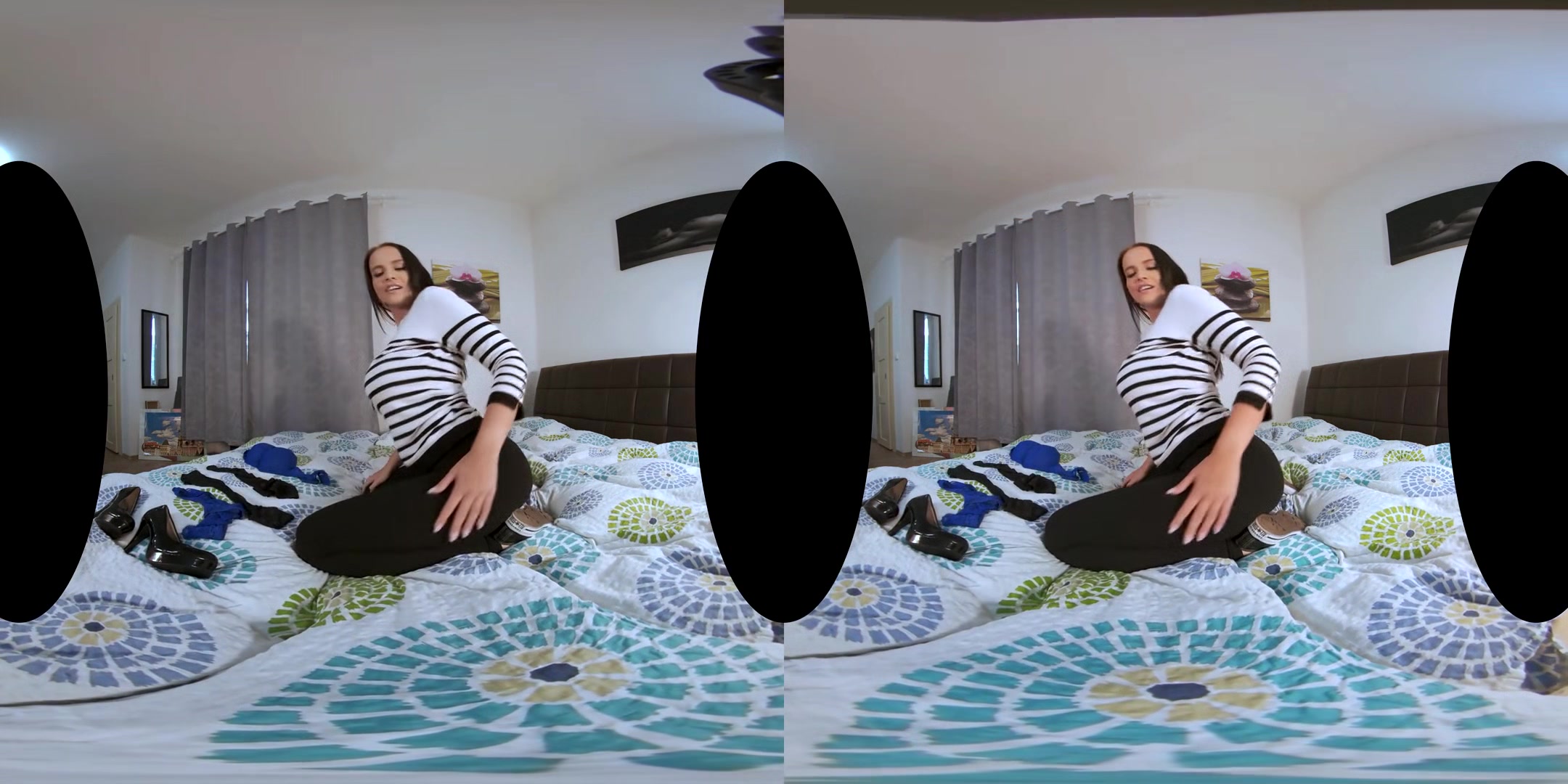 Jennifer Mendez: The Lingerie Model; Huge Fake Tits Pornstar Blowjob POV
